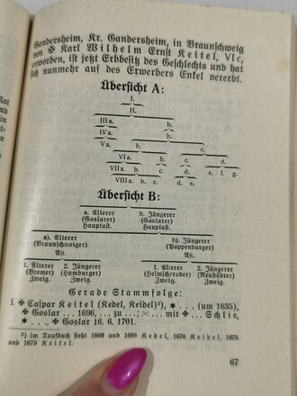 "Deutsches Geschlechterbuch" Werbeschrift mit Aufnahmebedingungen und Probe, 115 Seiten, datiert 1938