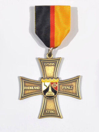 Deutschland nach 1945, Deutscher Soldatenbund Kyffhäuser  Landesverband Rheinland Pfalz,  goldenes Verdienstkreuz 2.Klasse am Band