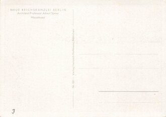 Ansichtskarte "Neue Reichskanzlei Berlin - Mosaiksaal"
