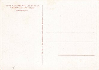 Ansichtskarte "Neue Reichskanzlei Berlin - Marmorgalerie"