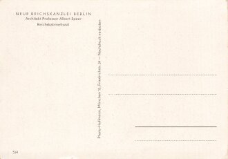 Ansichtskarte "Neue Reichskanzlei Berlin - Reichskabinettsaal"