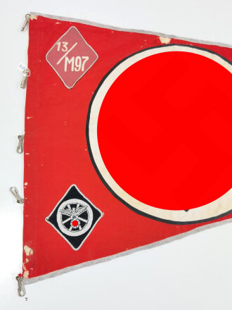 NSKK großer Stander der Motorstandarte 13/M97....