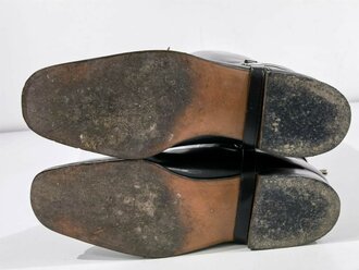 Paar Stiefel für Offiziere in sehr gutem Zustand, Hersteller "Hassia", Sohlenlänge 30,5cm