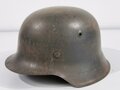 Heer, Stahlhelm Modell 1942. In allen Teilen zusammengehöriges Stück, Hersteller clk 64