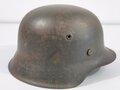 Heer, Stahlhelm Modell 1942. In allen Teilen zusammengehöriges Stück, Hersteller clk 64