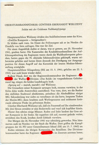 Schwerterträger SS-Obersturmbannführer Günther Wisliceny, Dienstvertrag, Beförderungsurkunde, Vorschlag zum Deutschen Kreuz in gold, Ritterkreuz und Eichenlaub zum Ritterkreuz des Eisernen Kreuzes