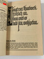 RAD "Singend wollen wir marschieren... Liederbuch des Reichsarbeitsdienstes", 4. Auflage, um 1940, 160 Seiten, 10,5 x 15 cm, gebraucht