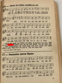 RAD "Singend wollen wir marschieren... Liederbuch des Reichsarbeitsdienstes", 4. Auflage, um 1940, 223 Seiten, 11,5 x 17 cm, gebraucht