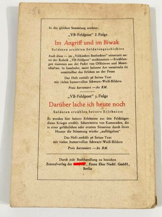 "VB-Feldpost - Soldaten Alltag 1.Folge", 1944, 96 Seiten, gebraucht