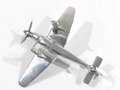 Flugzeugmodell aus Leichtmetall, Fügelspannweite 17,5cm