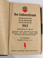 "Der Soldatenfreund, Taschenjahrbuch für die Wehrmacht 1942" nicht ausgefüllt