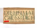 Pappschachtel "Die Heimat grüsst dich NSDAP Hauptamt für Volkswohlfahrt" Ungereinigt 5 x 10 x 20cm