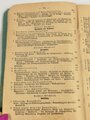 "Der Dienstunterricht im Heere, Ausgabe für den Schützen der Schützenkompanie" Jahrgang 1942, 343 Seiten, erste Seite fehlt