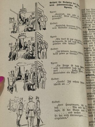 "Der Dienstunterricht im Heere, Ausgabe für den Schützen der Schützenkompanie" Jahrgang 1940, 332 Seiten, erste Seite fehlt
