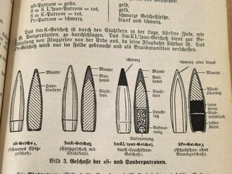 "Der Dienstunterricht im Heere" Ausgabe für den Schützen der MG Kompanie. Komplett, 346 Seiten, stark gebraucht, erste Seite fehlt