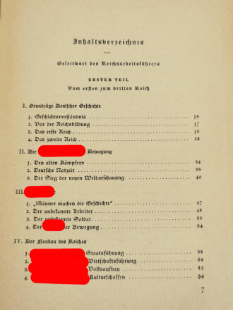 "Spaten und Ähre. Das Handbuch der deutschen Jugend im Reichsarbeitsdienst", 288 Seiten, 1938, gebraucht, DIN A5