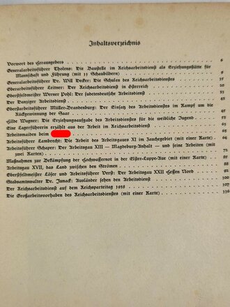 "Jahrbuch des Reichsarbeitsdienstes 1940", 113 Seiten, über DIN A5, gebraucht