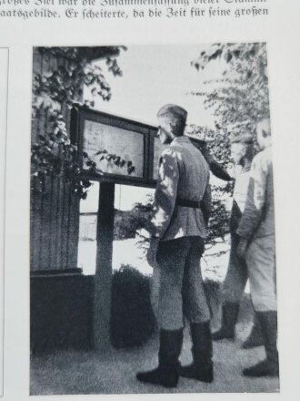 "Grenzland Baden - Spaten zur Hand" XXVII Gau Baden, datiert 1939, 340 Seiten, über DIN A5