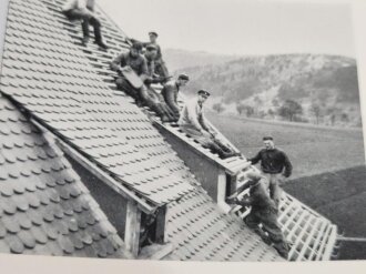 "Unser Arbeitsgau 28-Franken" mit persönlicher Widmung, datiert 1935, 454 Seiten