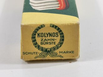 "Kolynos" Zahnbürste, neuwertig, in der Originalverpackung, Preis in reichsmark