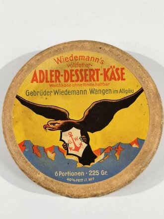 Pappverpackung "Wiedemanns vollfetter Adler Dessert Käse" Durchmesser 121cm