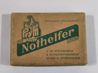 Schachtel "Prym Nothelfer" mit diversem Inhalt