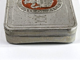 "Overstolz" Zigarettendose aus Blech