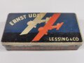 Zigarettendose " Ernst Udet" 7 x 14cm,  1. Weltkrieg oder Wehrmacht ?