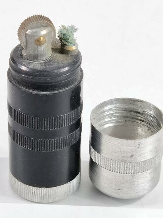 Benzinfeuerzeug Aluminium, Funktion nicht geprüft
