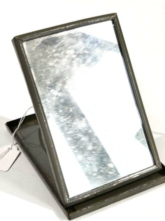 Spiegel mit Blechrahmen zum Aufklappen 7,5 x 11cm