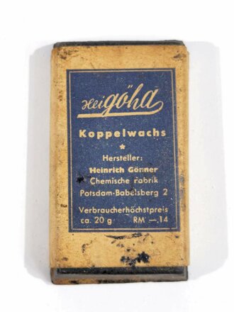1 Riegel "Koppelwachs" Preis in Reichsmark