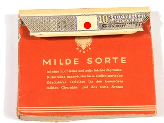 Schachtel Zigaretten " Milde Sorte" mit Inhalt,...