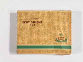 Schachtel Zigaretten " Echt Orient" mit Inhalt,...