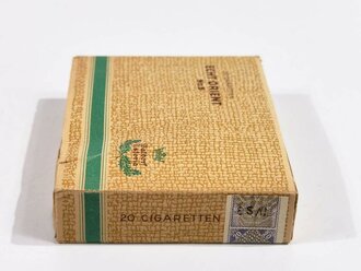 Schachtel Zigaretten " Echt Orient" mit Inhalt, Steuerbanderole mit Hakenkreuz