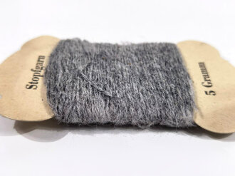 5 Gramm Stopfgarn Feldgrau 6 x10cm