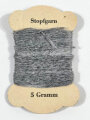 5 Gramm Stopfgarn Feldgrau 6 x10cm