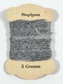 5 Gramm Stopfgarn Feldgrau 6 x10cm