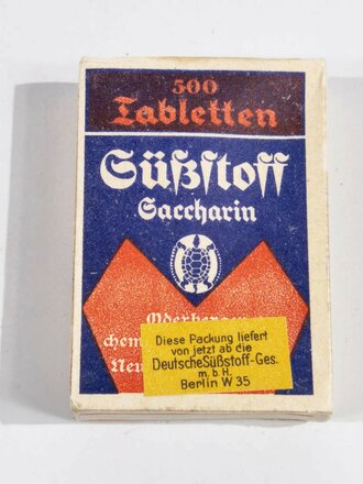 Pack "500 Tabletten Süßstoff...