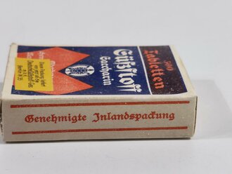 Pack "500 Tabletten Süßstoff Saccarin" ungeöffnet.