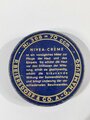 Blechdose " Nivea Creme" Preis in Reichsmark, Durchmesser 75mm