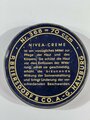 Blechdose " Nivea Creme" Preis in Reichsmark, Durchmesser 75mm