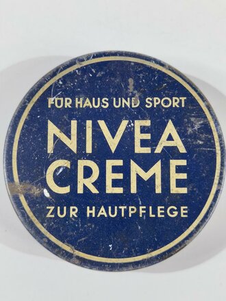 Blechdose " Nivea Creme" Preis in Reichsmark, Durchmesser 92mm