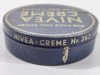 Blechdose " Nivea Creme" Preis in Reichsmark, Durchmesser 92mm
