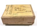 Feldpostpaket mit einem Pack Tabak als Inhalt, Steuerbanderole mit Hakenkreuz