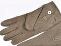 Paar Handschuhe für Offiziere aus Wildleder, leicht getragenes Paar
