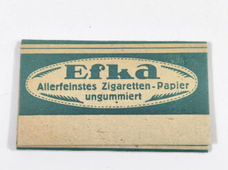 50 Blatt EFKA Zigarettenpapier, sehr guter Zustand, ein ( 1 ) Stück aus dem originalen Umkarton