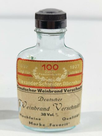 Leere Flasche " Deutscher Weinbrand Verschnitt"...