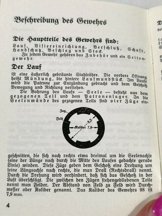 REPRODUKTION "Das Gewehr 98", 45 Seiten, DIN A6