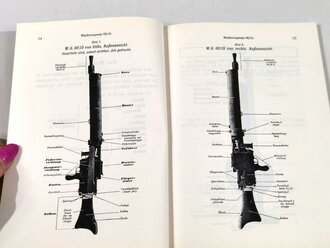 REPRODUKTION "Die Maschinengewehre 08/15 und 08/18 mit Schießgestellen" datiert 1935, 131 Seiten, DIN A5