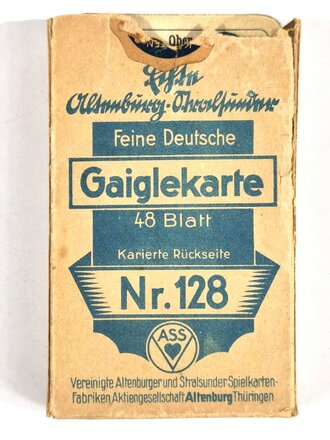 "Württemberger Doppelbild" Spielkarten....